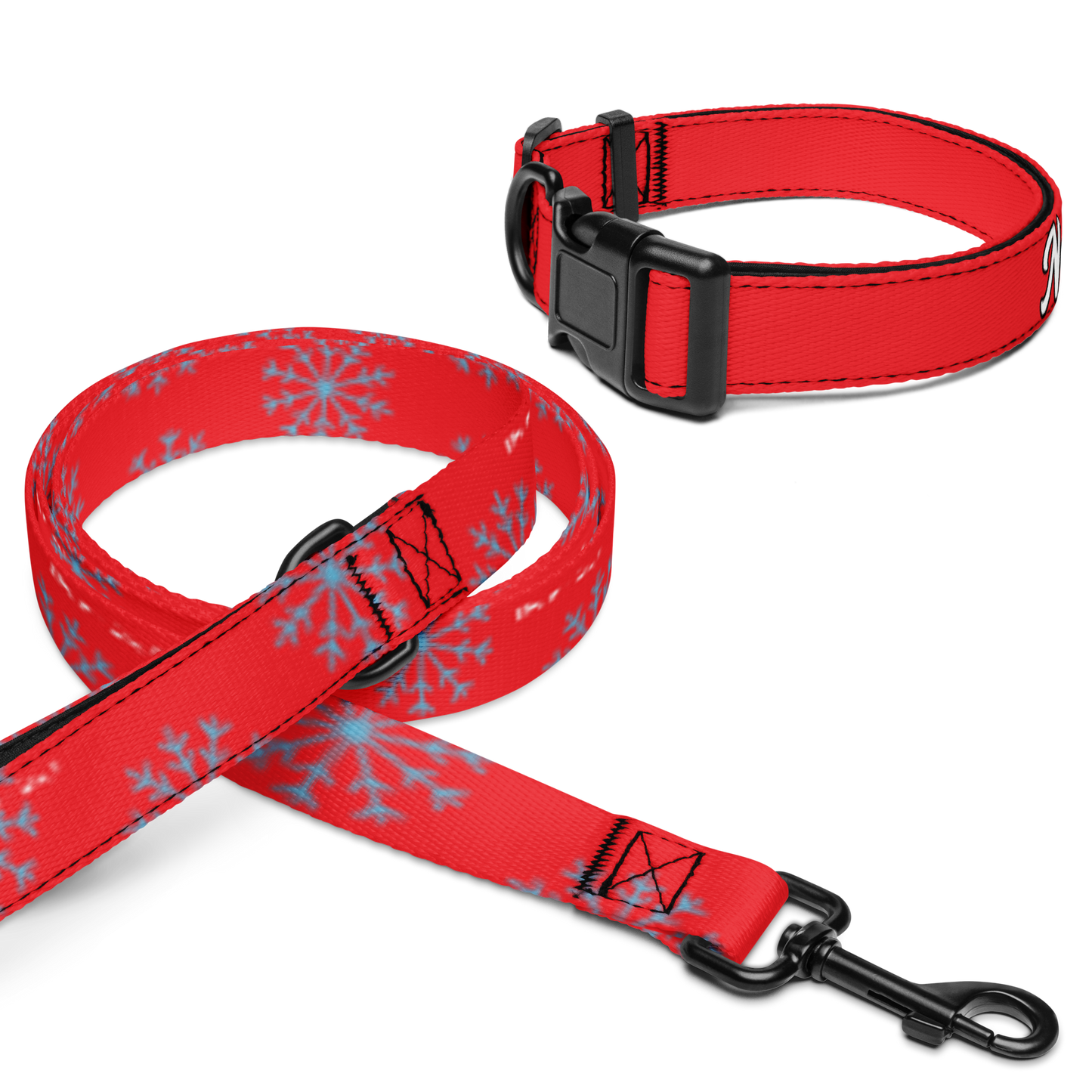 Custom Santa Pet collar & leash